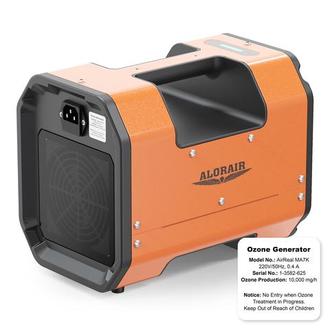 AlorAir O UVC2 Pro 10,000 mg/h Commercial Ozone Generator with Digital Display - Air Purifier for Home, Office, Mold Removal & Odor Elimination