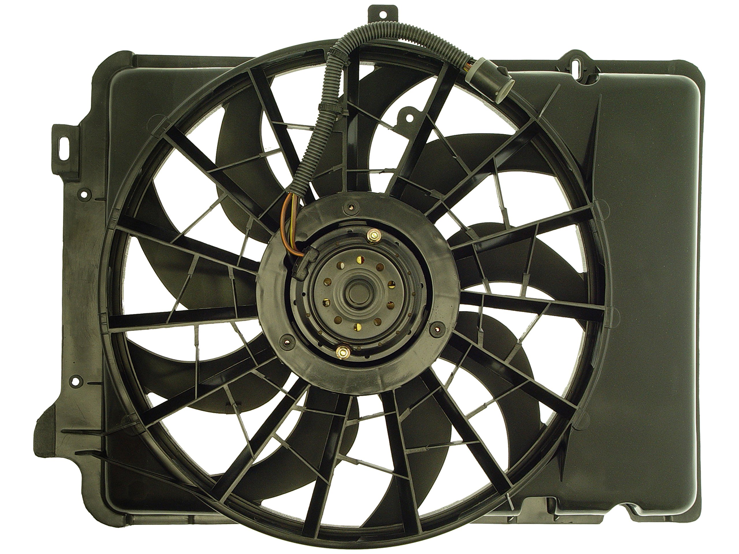 Dorman 620-101 Engine Cooling Fan Assembly Replacement for Ford F-150, Lincoln Navigator, Mercury Mountaineer - Perfect for Overheating Prevention & Summer Driving
