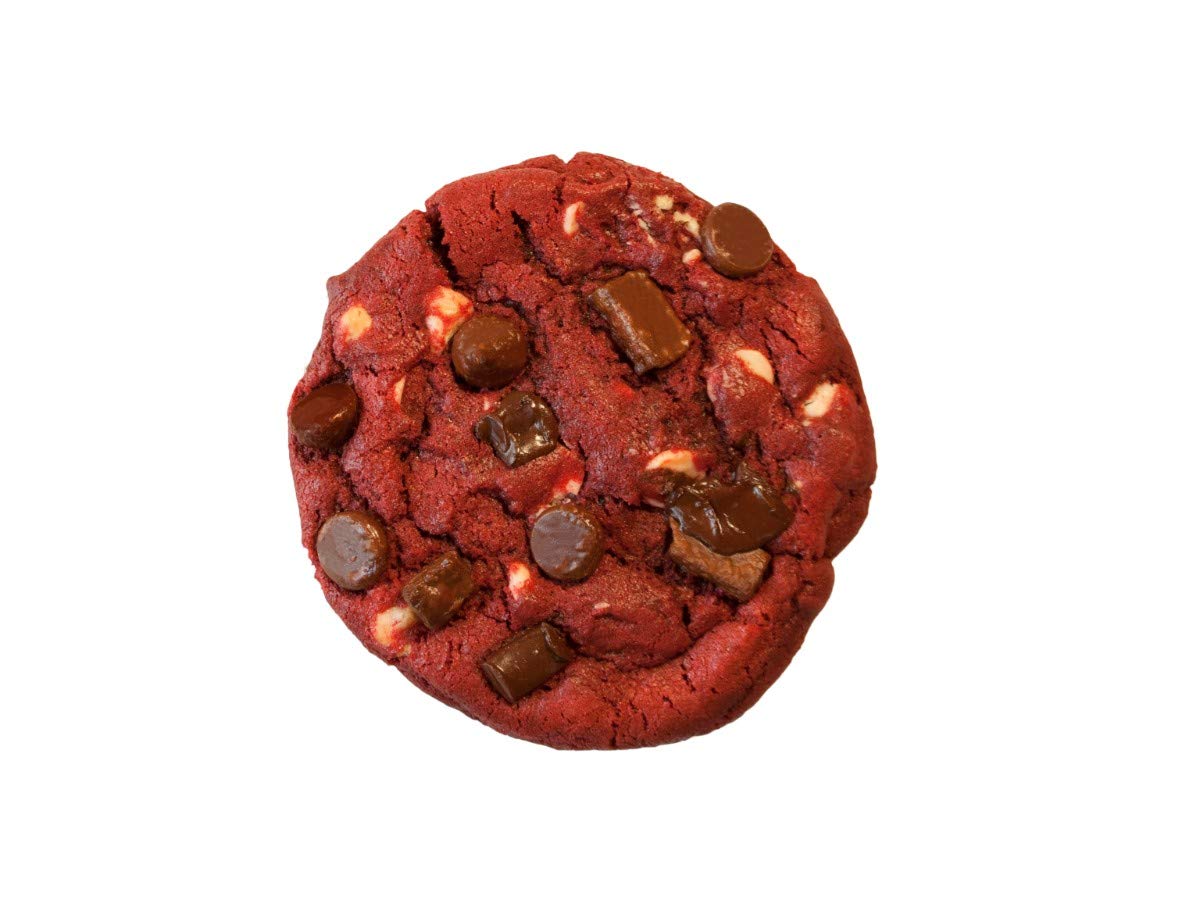 David's Cookies Red Velvet Decadent Cookie Dough - 4.5 oz (80 Count Case) | Premium Baking Ingredient for Cookies, Cakes & Desserts | Perfect for Holidays, Parties & Gifts