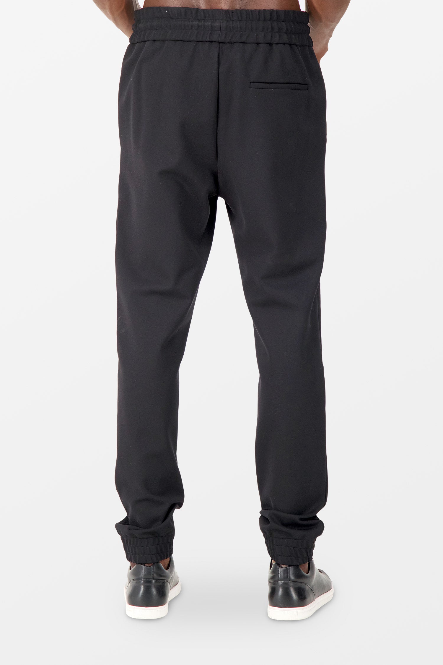 Philipp Plein Black Elegant Long Trousers for Women - High Waist Slim Fit Dress Pants for Office, Business & Evening Wear