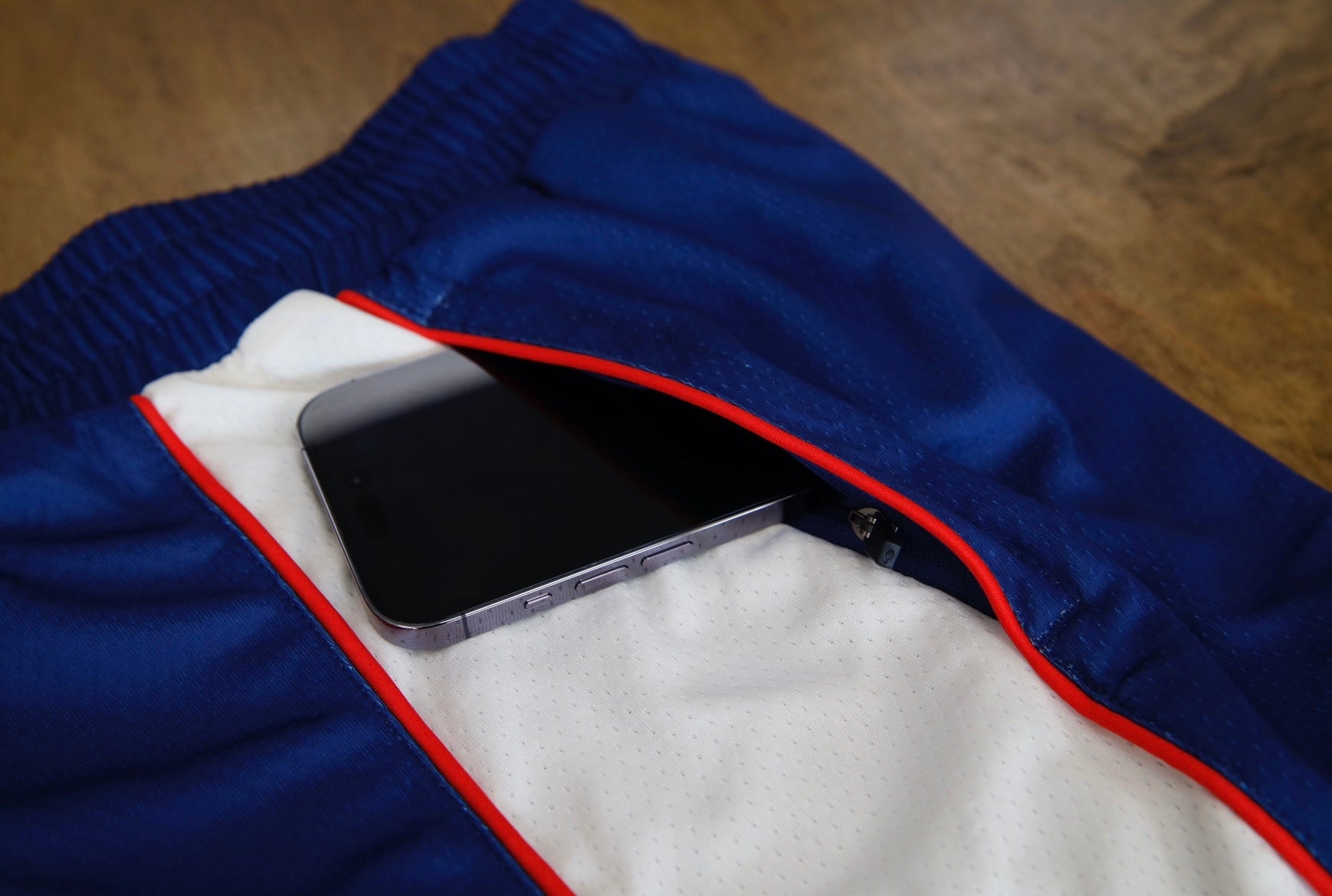 Geometric G Logo Athletic Shorts for Men - Comfortable Navy Blue Gym Shorts with Side Pockets | Perfect for Running, Workouts & Casual Wear