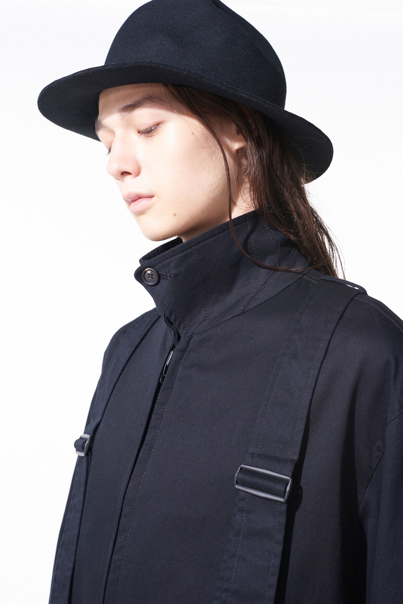 Stylish Cotton Twill Oversized Belted Y Blouson Jacket for Women | Casual & Chic Outerwear for Everyday Wear