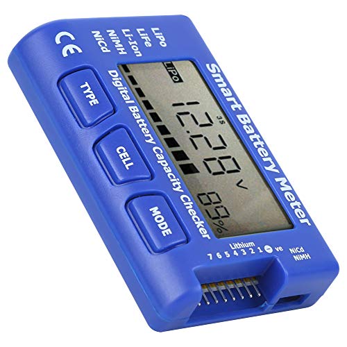 5-in-1 Digital Battery Tester with LCD Backlit Display - Voltage Meter for AA AAA 9V Li-ion Batteries | Smart Device Maintenance Tool for Home & Car Use