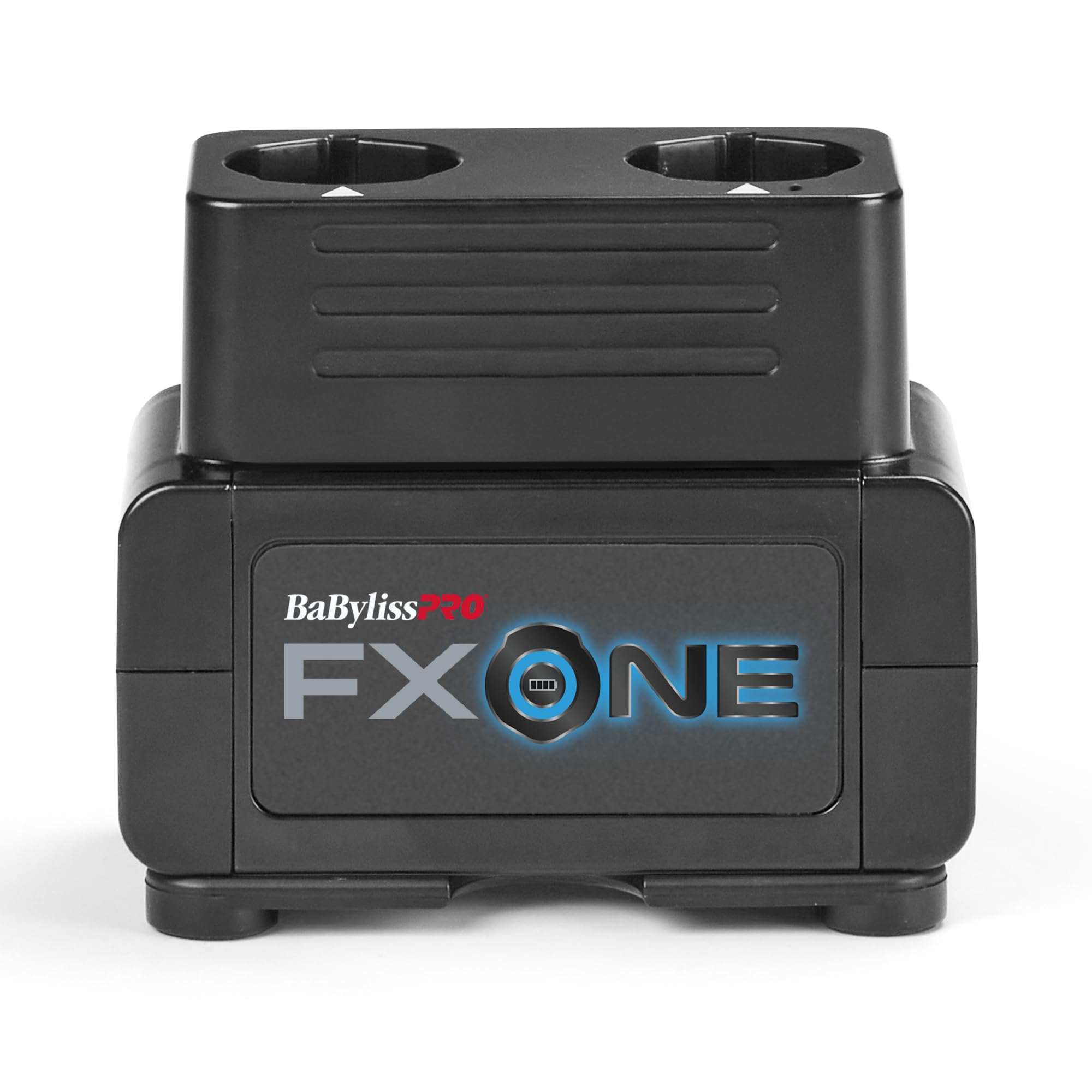 BaBylissPRO® FXONE Dual-Battery Charging Station for Cordless Hair Clippers & Trimmers - Professional Salon & Home Barber Use