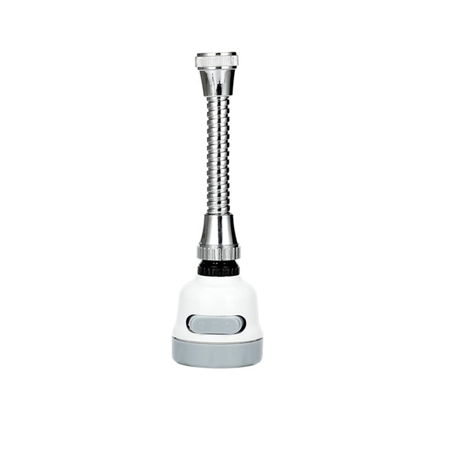 ZRYHBODAOO Universal Faucet Extender - Anti-Splash Kitchen Faucet Head with Filter, Adjustable Water Flow for Sink, Bathroom & Outdoor Use (Long, Chrome) - Perfect for Washing Dishes, Pets & Garden Tools