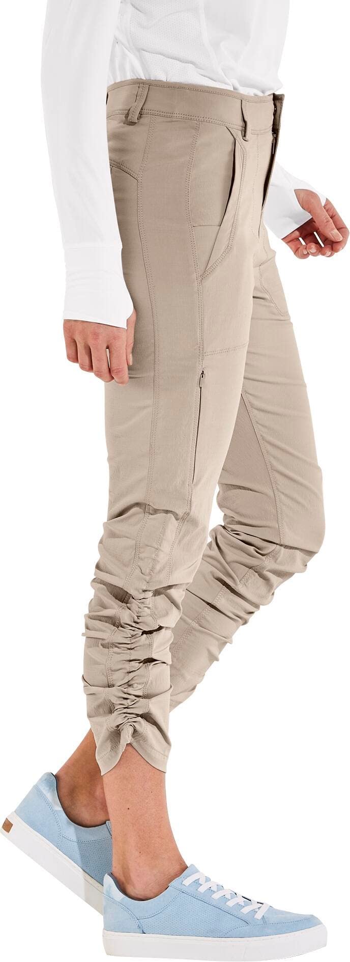 Coolibar UPF 50+ Women's Sun Protective Fishing Pants - Lightweight Quick-Dry Outdoor Hiking & Beachwear