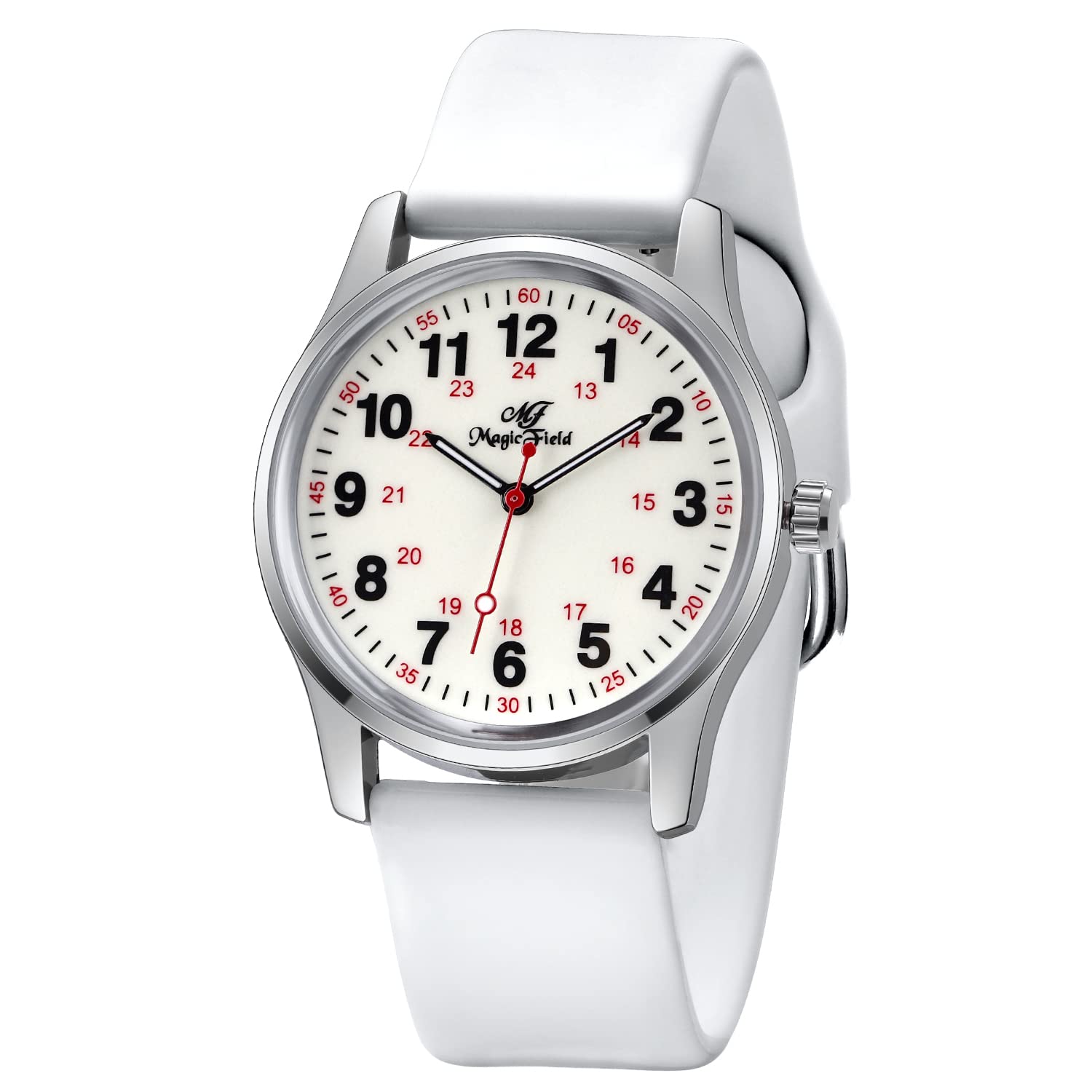 ManChDa Nurse Watch - Analog Medical Watch with Second Hand, Easy to Read for Nurses & Healthcare Professionals - Perfect for Hospital Shifts, Clinical Use & Patient Care