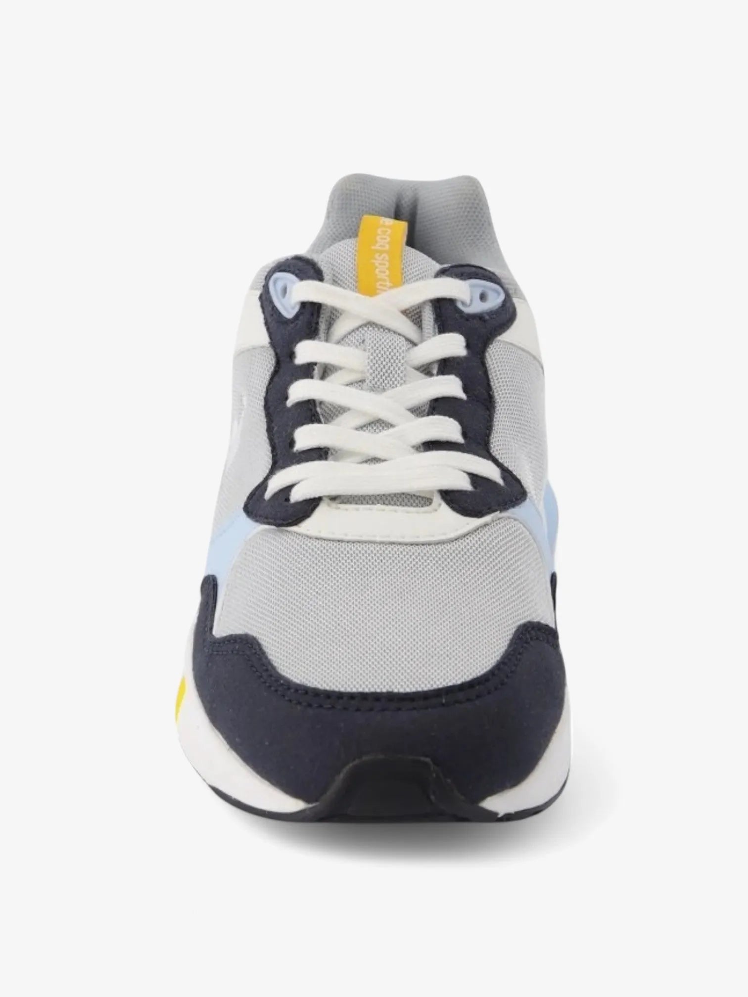 Le Coq Sportif LCS R500 Running Shoes for Men - Lightweight Comfortable Sneakers in Grey, Yellow, Sky Blue | Perfect for Jogging, Gym Workouts & Casual Wear