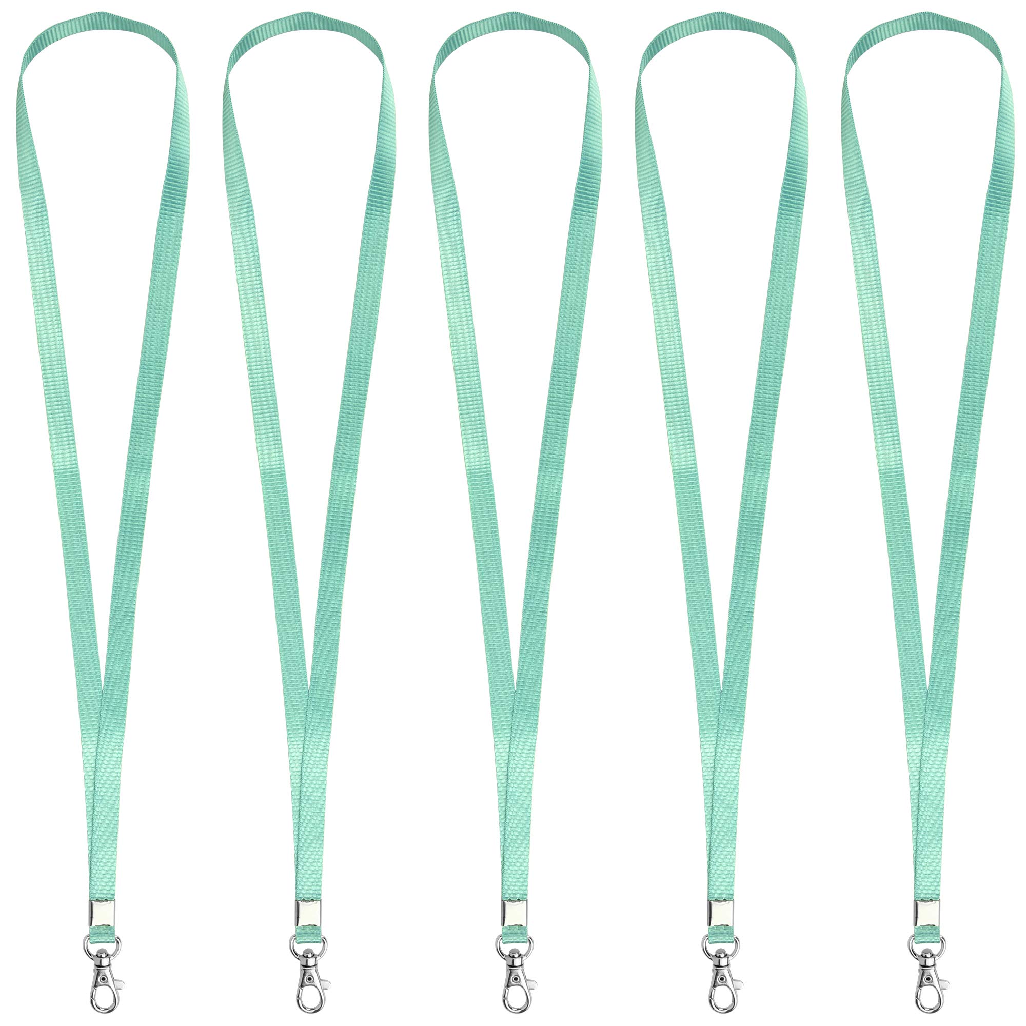 Durable Nylon Lanyard with J-Hook for ID Badges & Keys - Office & Events Use