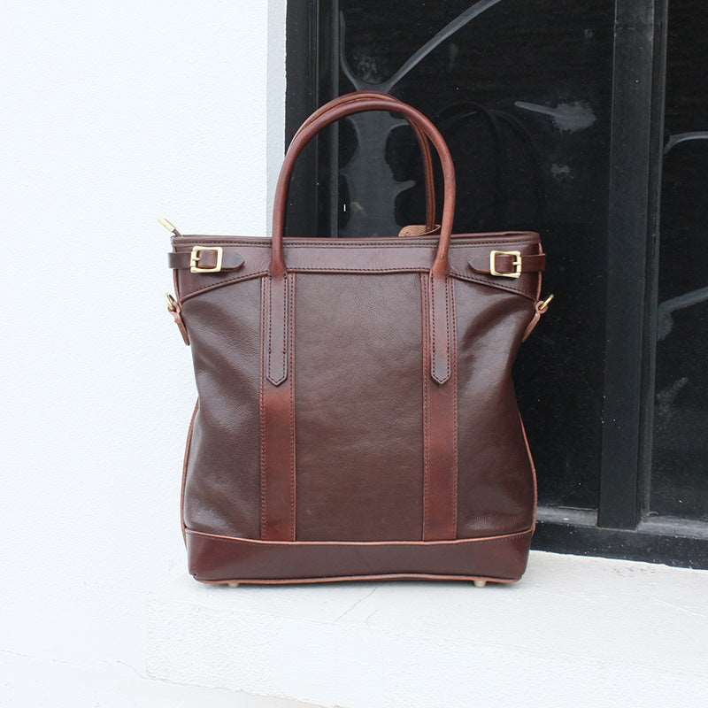 Premium Italian Leather Work Tote Bag for Women - Durable & Stylish Professional Office Bag, Business Commuter & Travel Carryall - Perfect for Laptops, Files & Everyday Essentials