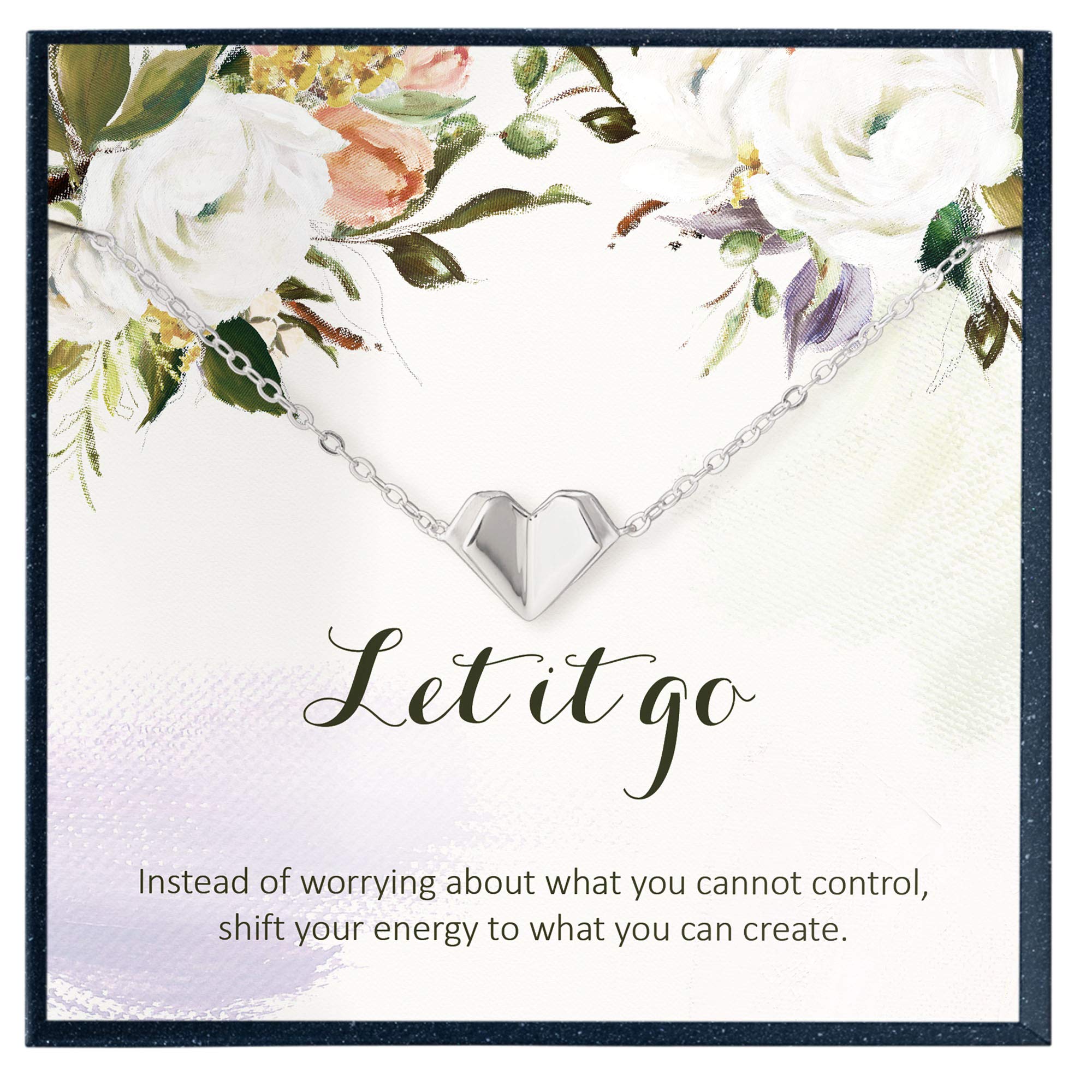 Let It Go Jewelry - Inspirational Divorce Gift for Women, Sobriety Gift, Motivational Keepsake - Perfect for Healing, Self-Love & New Beginnings