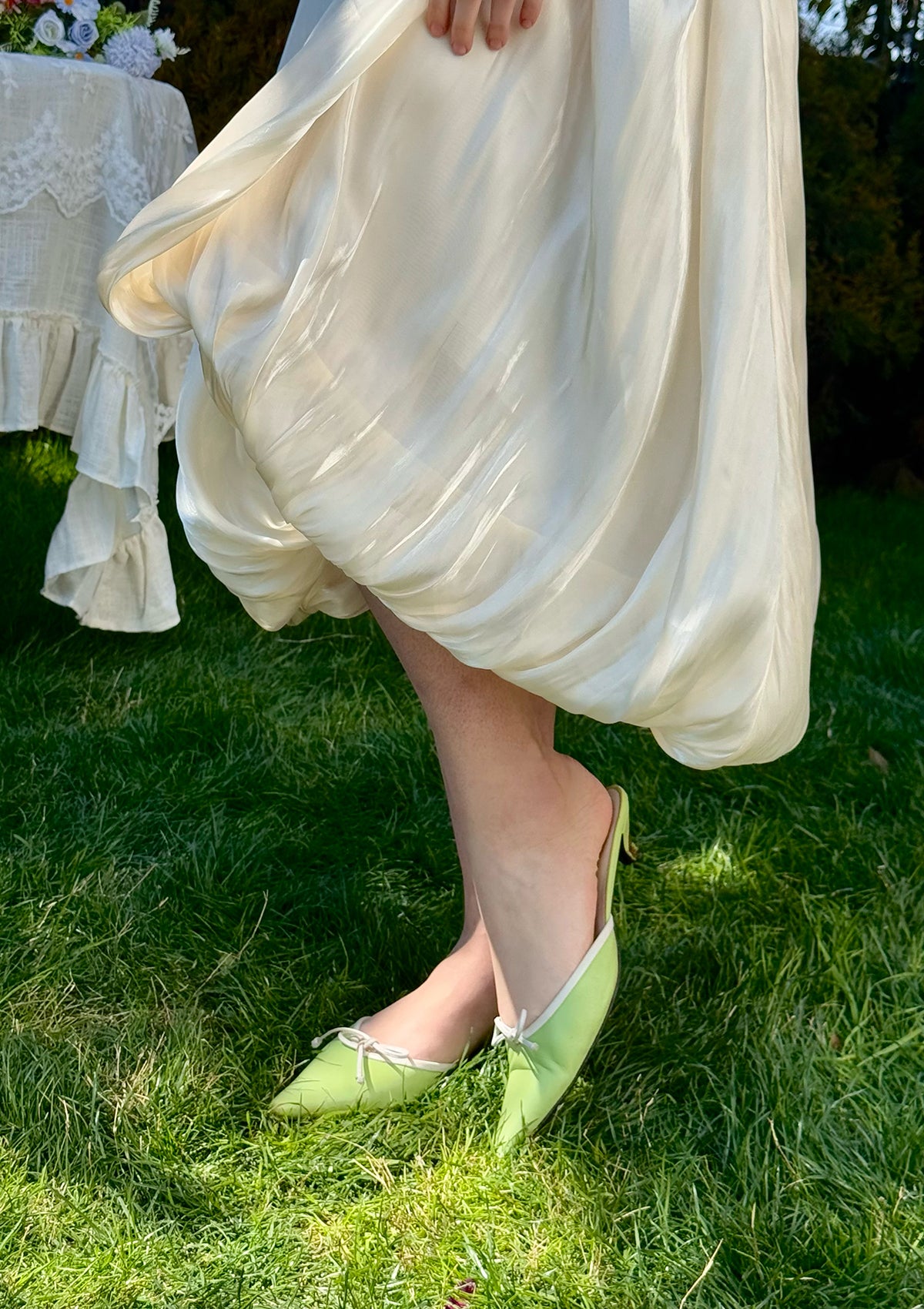 Elegant White Butterfly Floral Skirt for Women - Summer Boho Maxi Skirt with Flowy Design - Perfect for Beach, Vacation, and Casual Outings