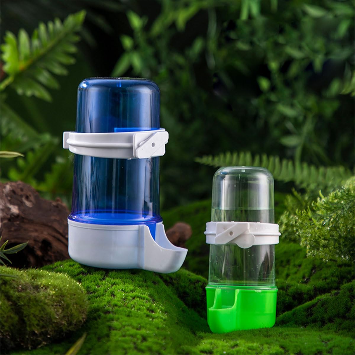 16.9oz Automatic Bird Drinking Water Bottle & Food Feeder - Cage-Mounted Water Dispenser for Small Pets - Ideal for Birds, Hamsters, and Small Animals