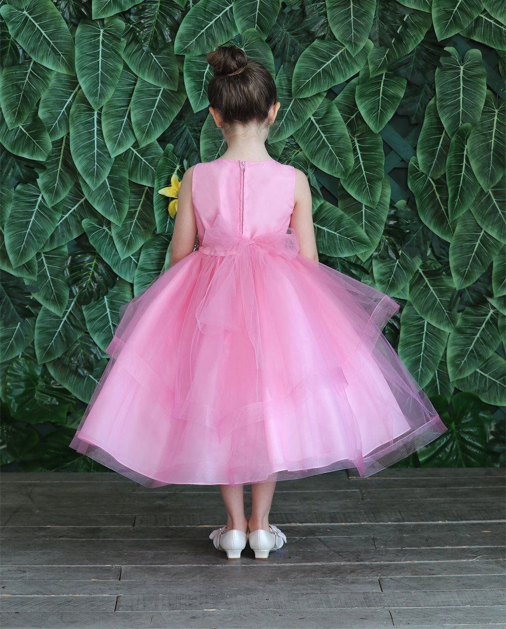Elegant Party & Flower Girl Dress (D 792) - Perfect for Weddings, Birthday Parties & Special Occasions