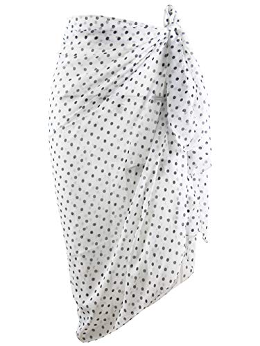 S07 White W Black Polka Dot