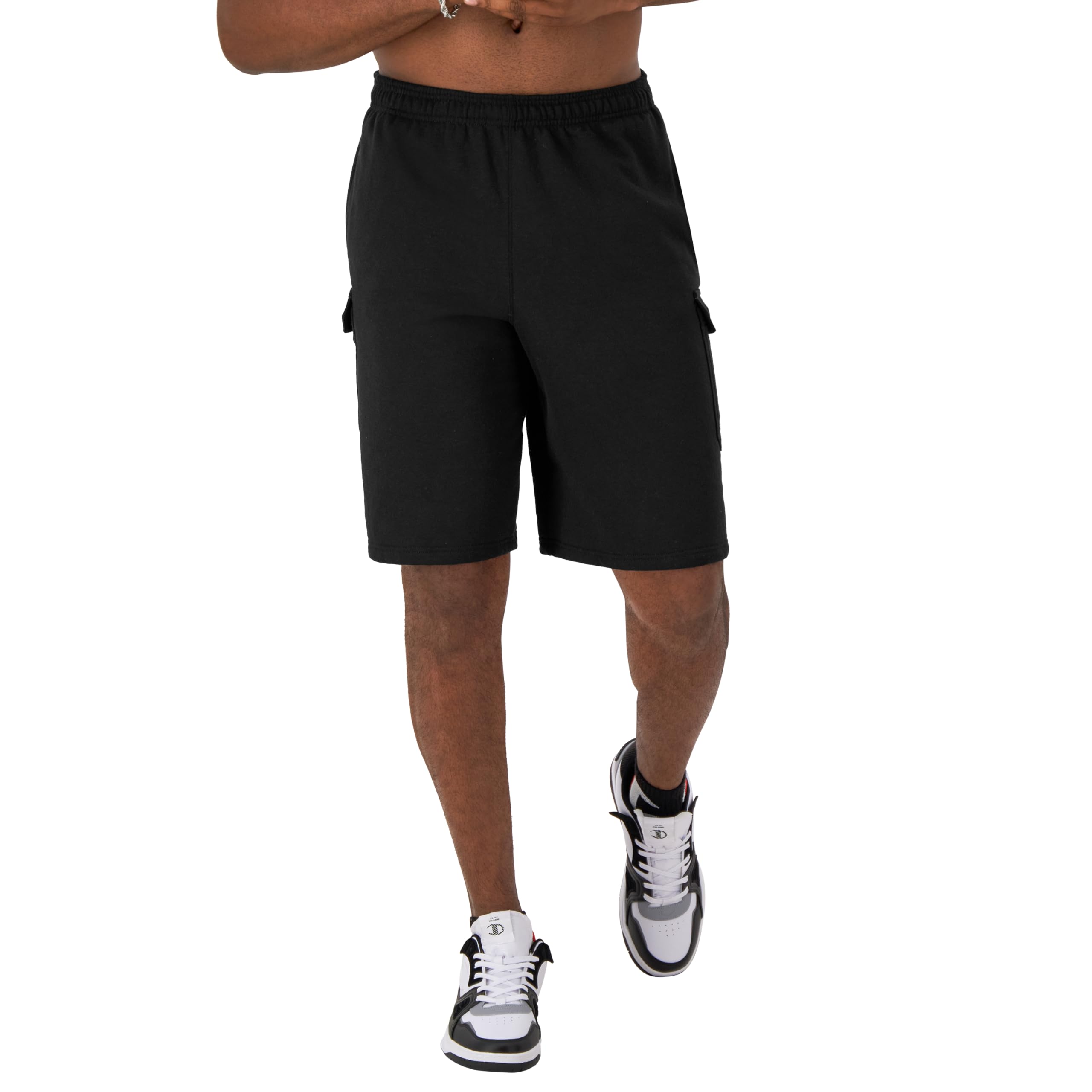 **Champion Men's Cargo Shorts - Powerblend Fabric, Comfortable & Durable, Regular & Big & Tall Sizes - Perfect for Outdoor Activities, Hiking, and Casual Wear**