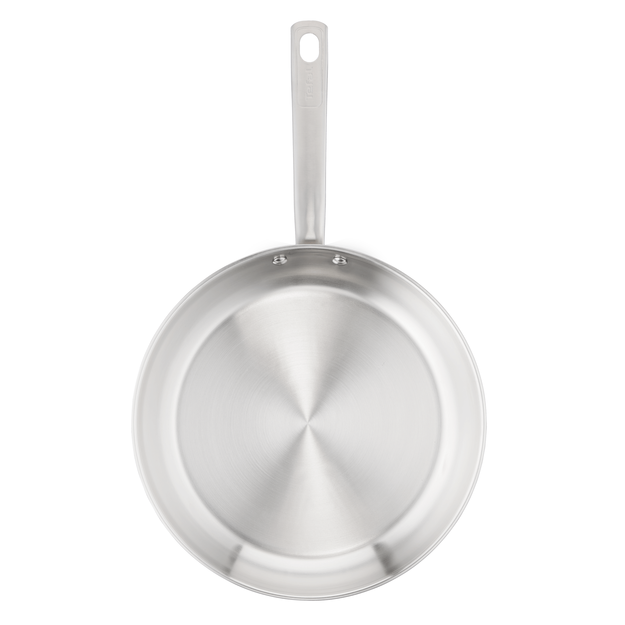 Tefal Virtuoso Induction Stainless Steel Uncoated Frypan 24cm - Professional Cookware for Gas & Induction Stoves - Perfect for Searing, Frying & Sauteing at Home
