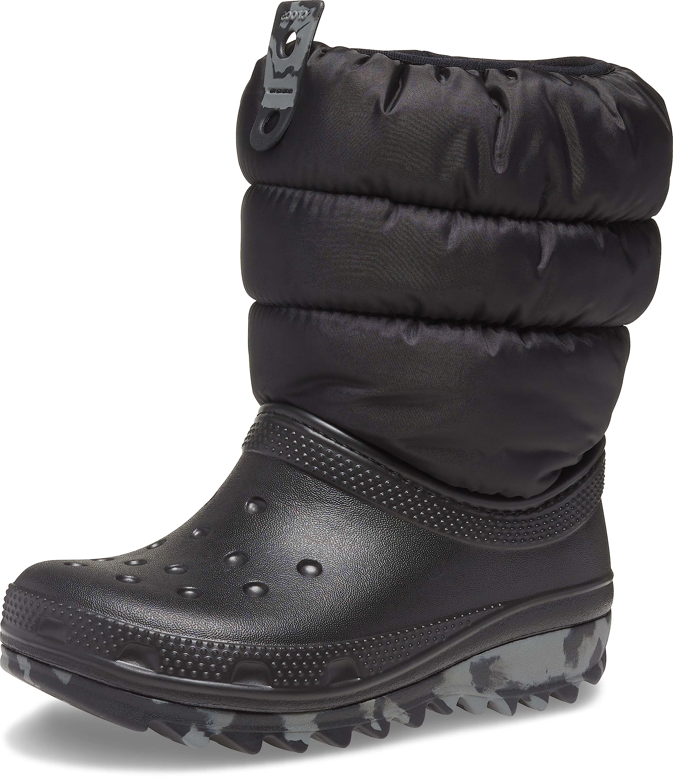 Crocs Unisex-Child Classic Neo Puff Boot - Waterproof Winter Snow Boots for Kids | Warm & Comfortable Cold Weather Footwear for Outdoor Play, Snow Days, and Winter Adventures
