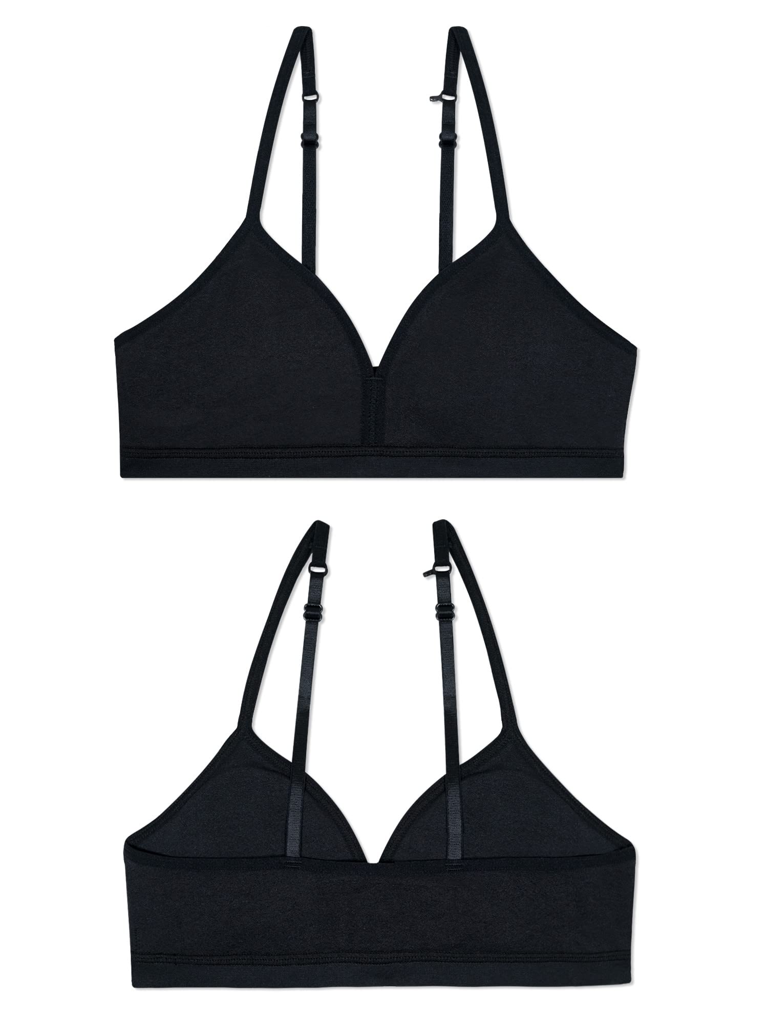 Fruit of the Loom Girls' Cotton Training Bras - Soft, Comfortable & Breathable for Active Kids - Perfect for Sports, Dance & Everyday Wear