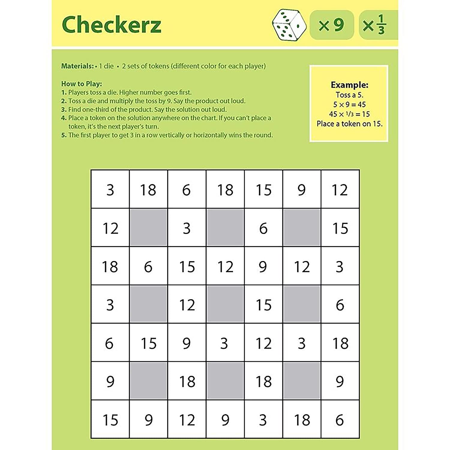 Didax Educational Resources Multiplication Dice Games - Fun Math Learning Tools for Kids | Perfect for Classroom & Homeschool Activities