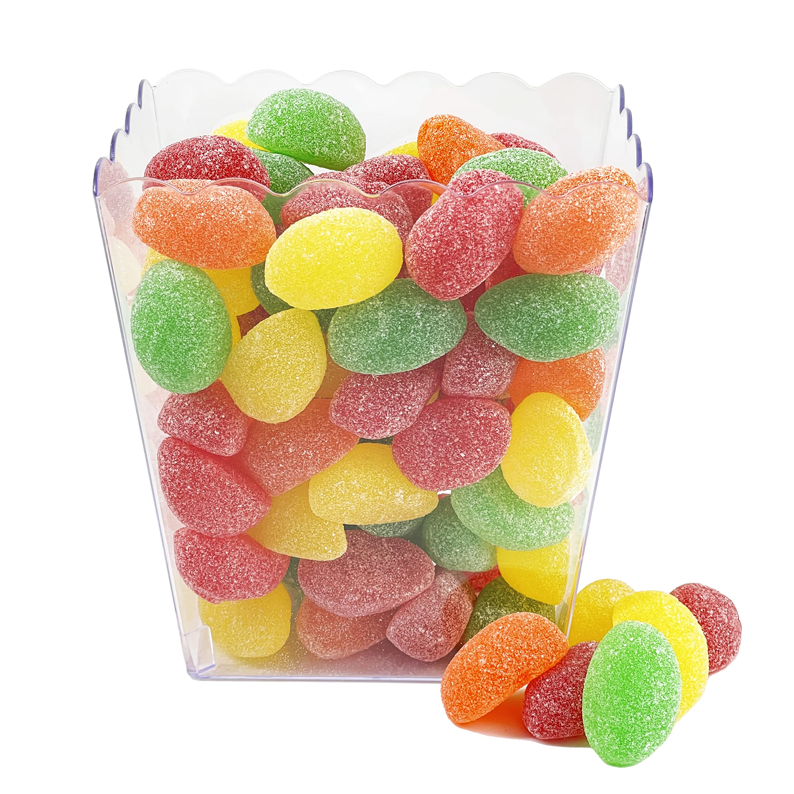 Fruidles Easter Jelly Eggs - 2lb Sanded Candy Treats for Holiday Snacking | Fun & Festive Party Flavors | Perfect for Easter Celebrations, Birthday Parties & Office Treats