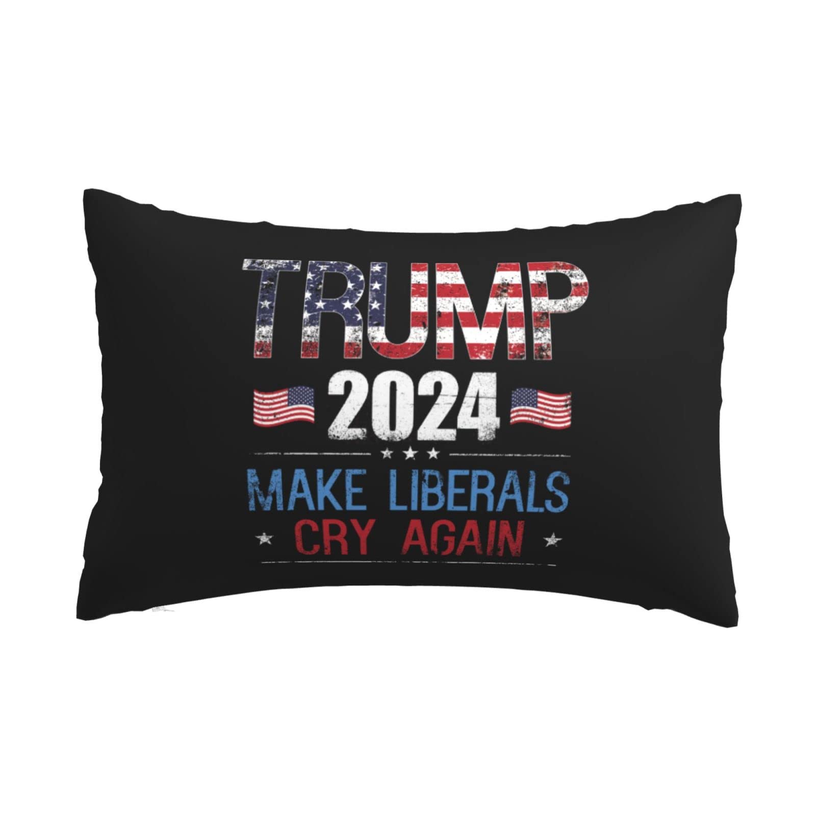 Trump 2024 Pillow Cases - Soft & Comfortable 20x30 Inch Envelope Closure Pillow Covers - Funny Political Gifts for Supporters - Perfect for Home Decor, Bedroom, and Campaign Merchandise