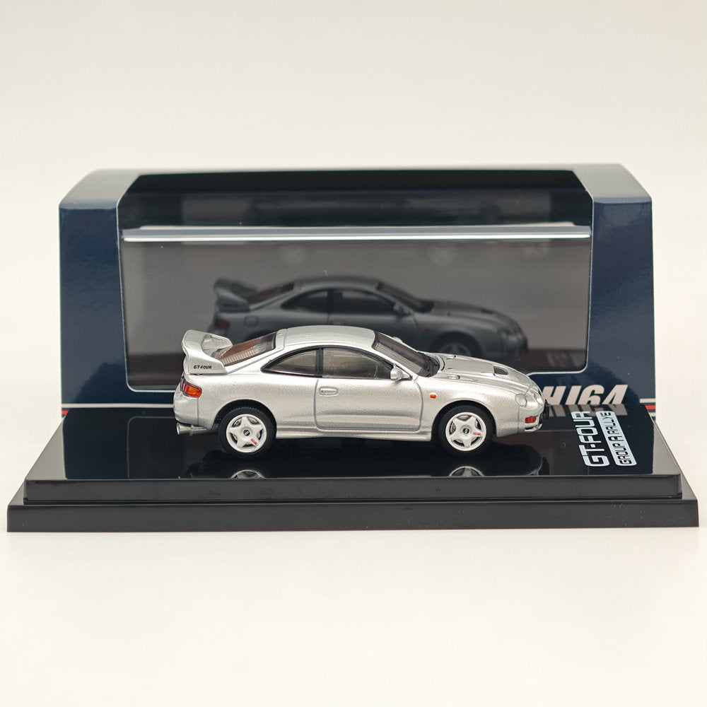1/64 Toyota Celica GT-Four ST205 JDM Style Silver Diecast Model Car - Hobby Japan HJ642064AS - Collectible Toy Car for Display, Racing Enthusiasts & Diecast Collections