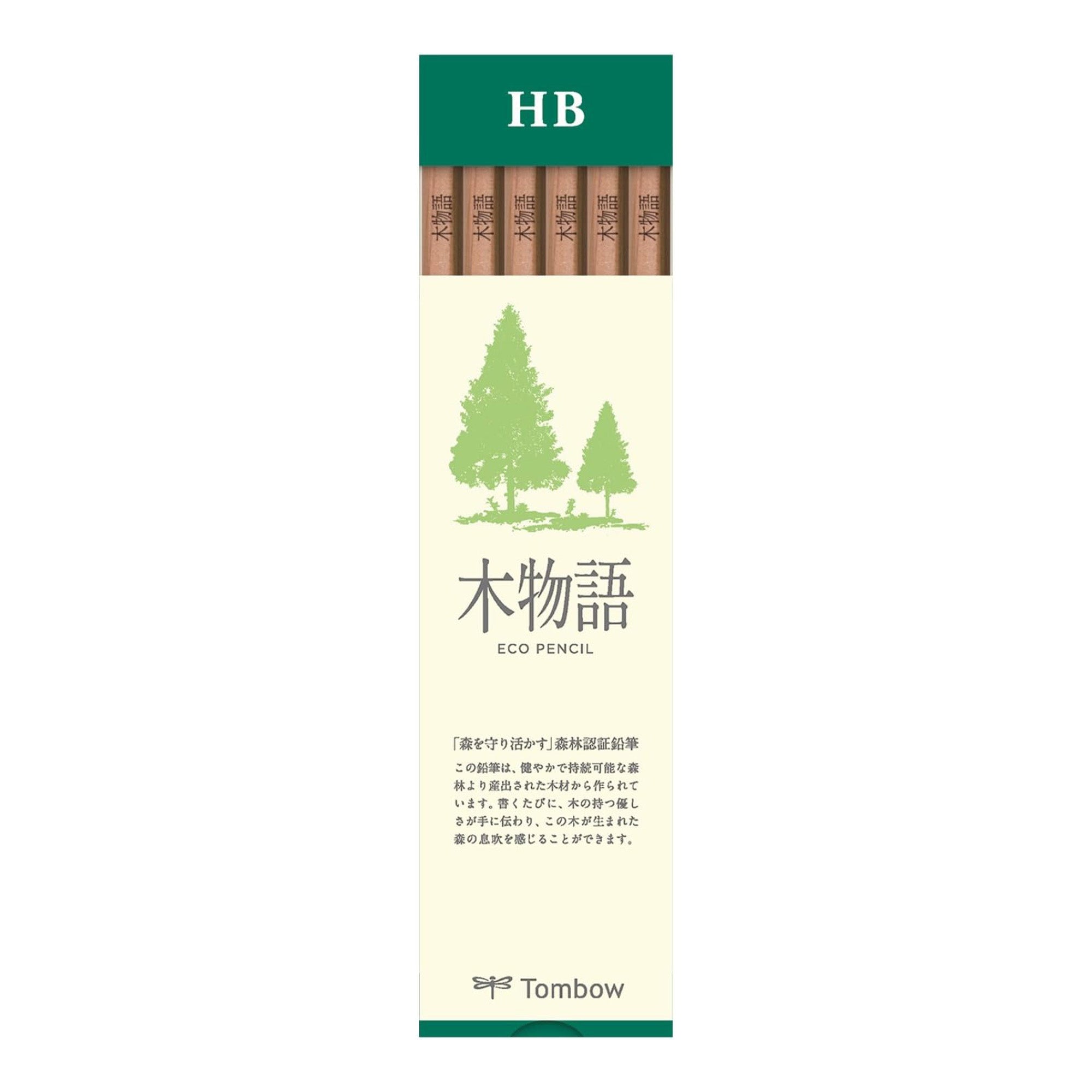 Story of Trees S Wooden Pencil Pack by Tombow - Premium Eco-Friendly Wooden Pencils for Writing, Sketching & Drawing - Perfect for Artists, Students & Office Use