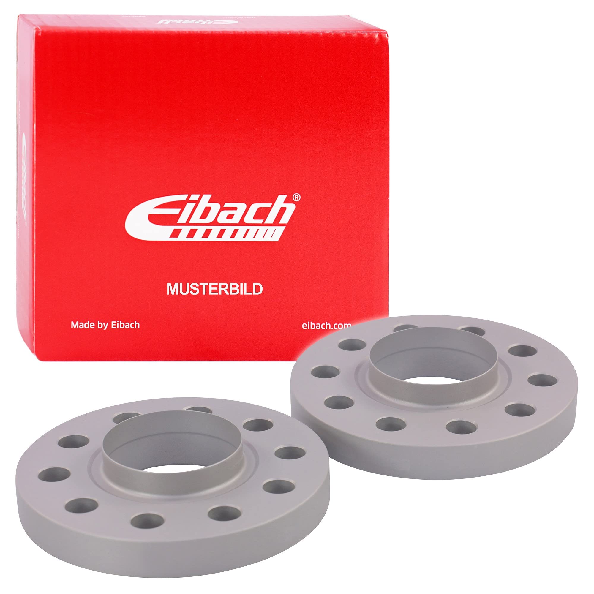 Eibach Pro-Spacer Wheel Spacers 15mm (S90-2-15-013) - Hubcentric Aluminum Alloy for Improved Stance & Performance - Perfect for Audi, BMW, VW & More - Great for Track Days & Custom Wheel Fitment