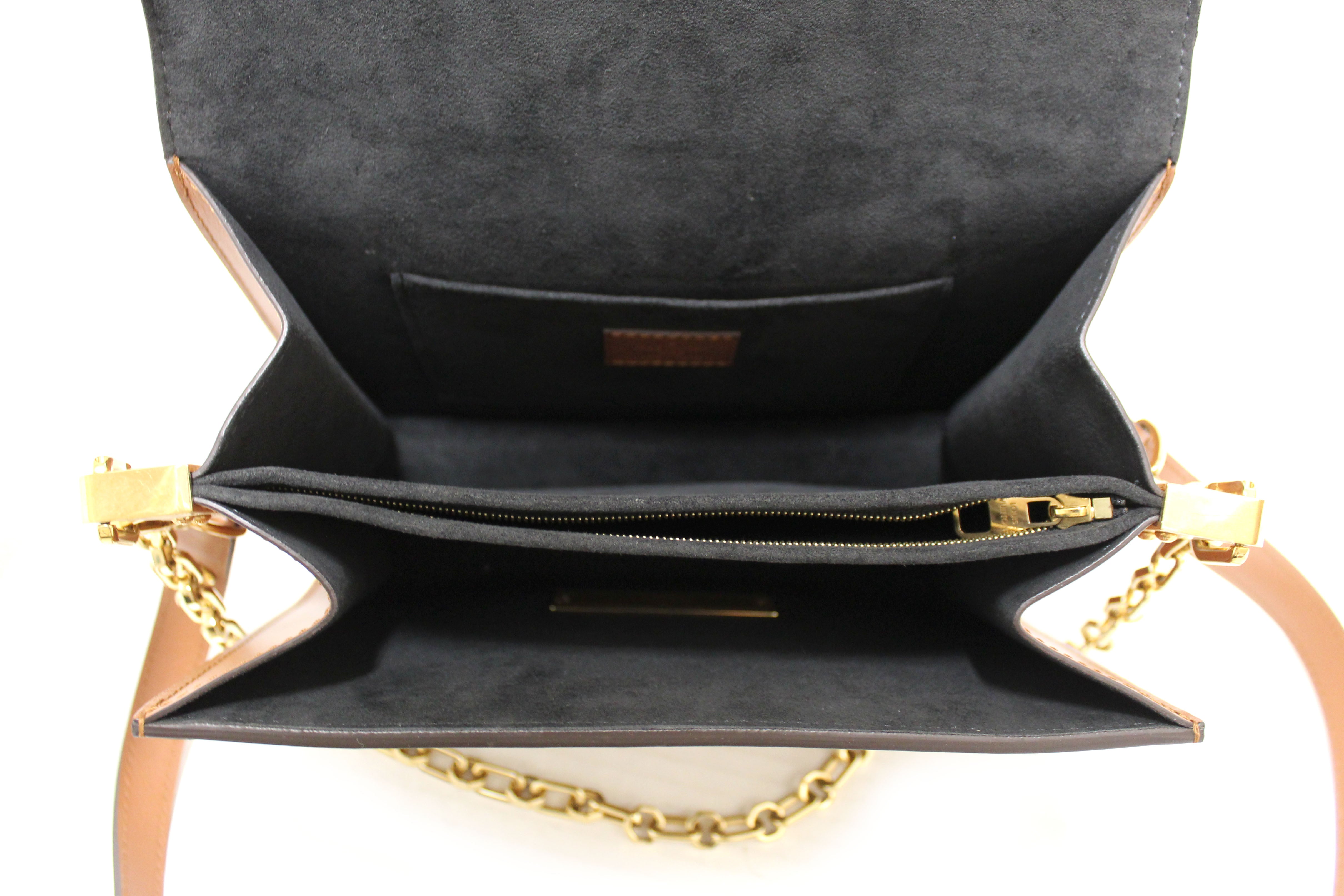 Authentic Louis Vuitton Dauphine MM Shoulder Bag - Classic Monogram & Reverse Canvas Crossbody Purse for Women | Luxury Designer Handbag for Work, Travel & Everyday Fashion