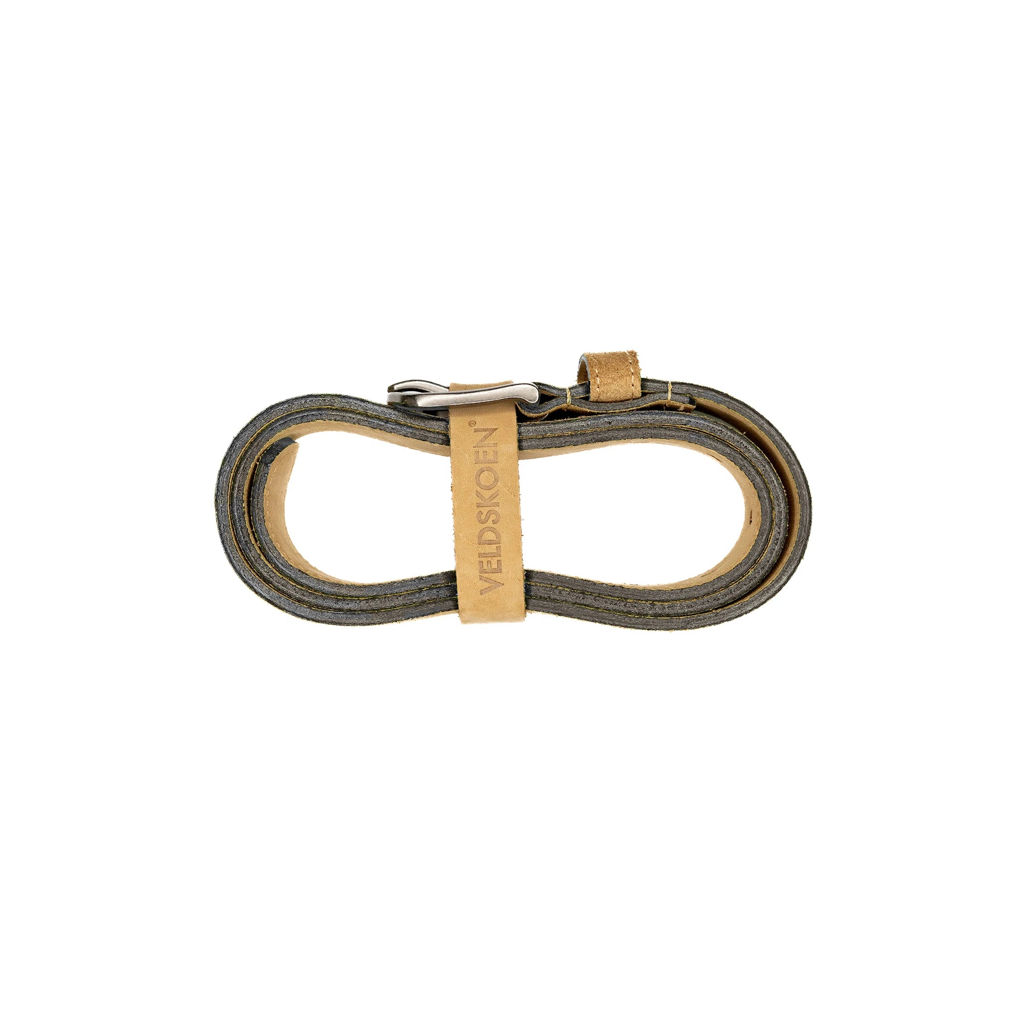 30mm Safari Belt with Black Detail - Durable & Stylish for Outdoor Adventures, Hiking & Travel