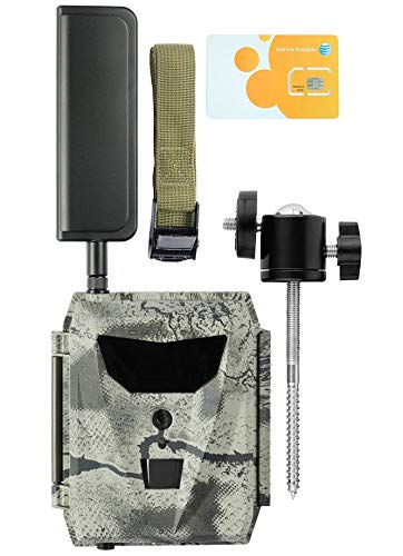 Spartan Ghost AT&T 4G LTE Cellular Trail Camera with Mount - Wireless Outdoor Security for Hunting, Wildlife Monitoring & Home Surveillance