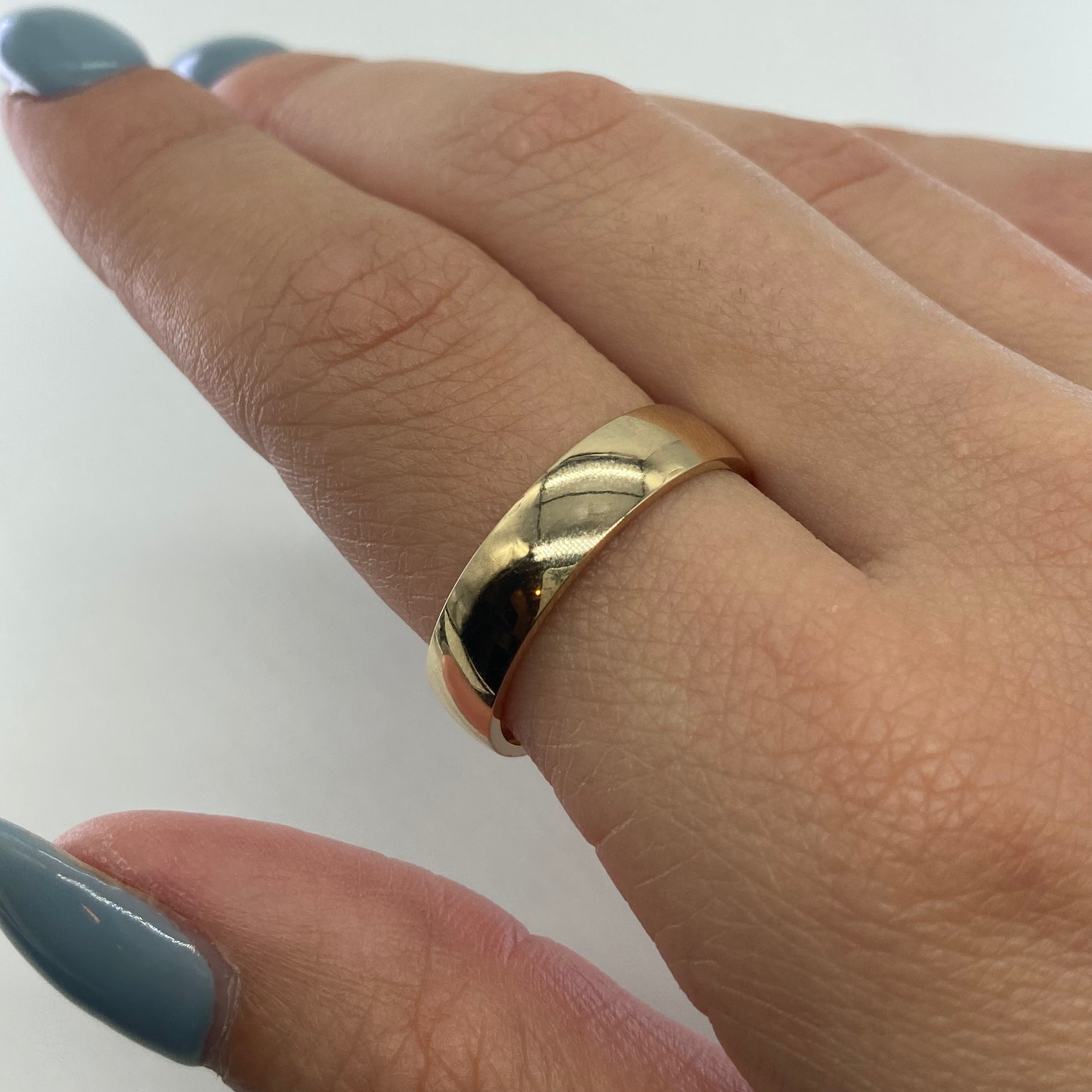 100 Ways Classic Yellow Gold Band Ring - Elegant & Timeless Jewelry for Women | Perfect for Weddings, Anniversaries & Everyday Wear