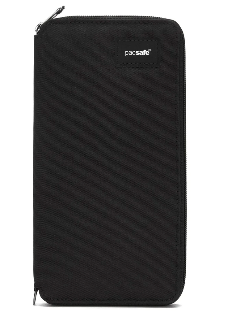 Pacsafe RFID Blocking Travel Wallet - Anti-Theft Passport Holder & Credit Card Protector for Secure International Travel & Everyday Use