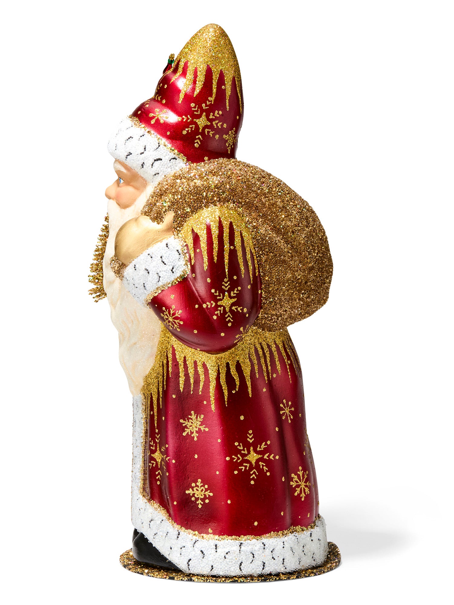 16 Inch Santa Claus with Christmas Tree - Festive Holiday Decor for Home, Office, and Party Decoration