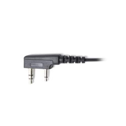 Earpiece Hub Remote Speaker Shoulder Mic with PTT Button for Mitex Radio Walkie Talkie 2-Pin - Hands-Free Communication for Security, Construction & Outdoor Activities