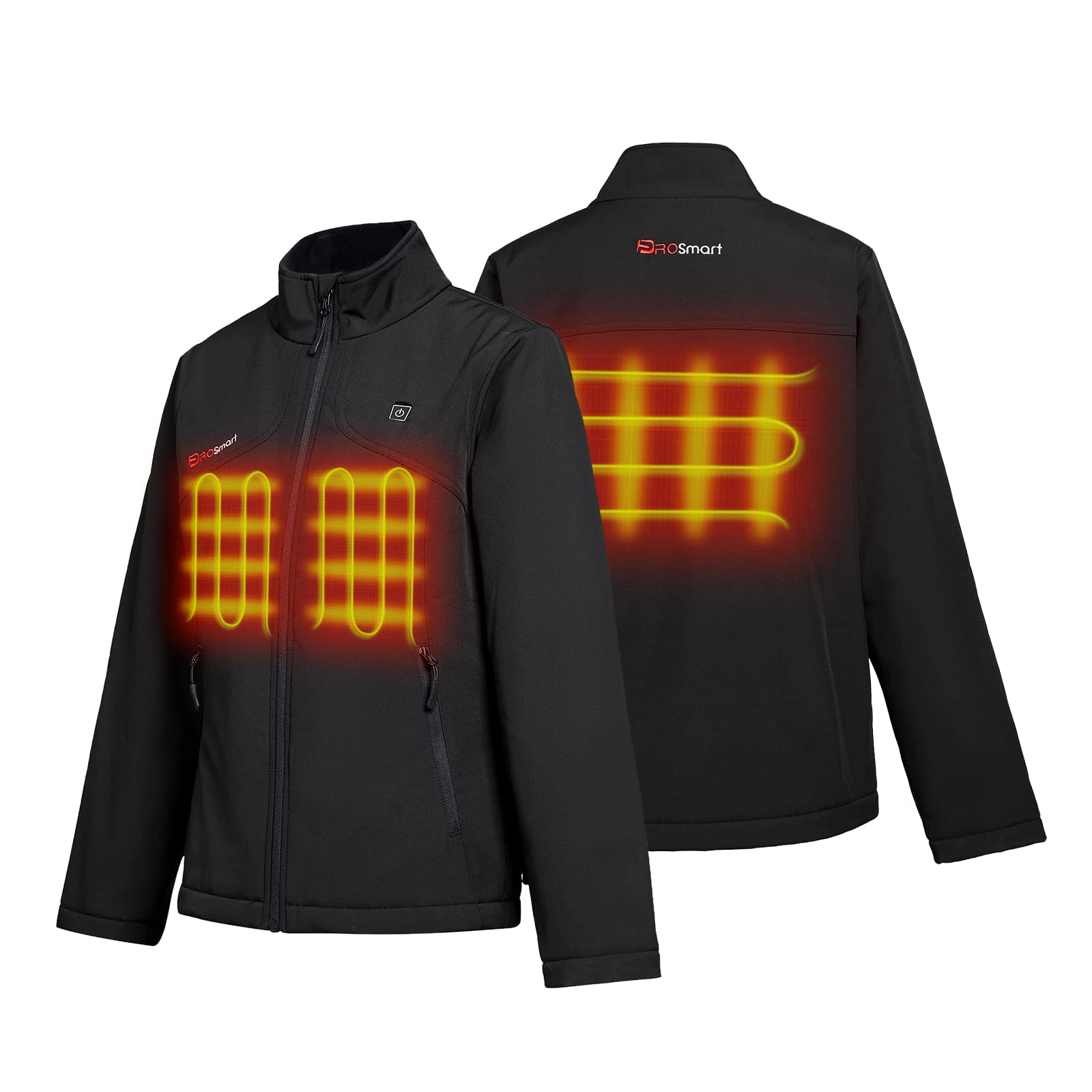 PROSmart Women's Heated Jacket - Rechargeable 12V Battery Operated Winter Coat, Waterproof Electric Warming Jacket with Battery Pack | Perfect for Outdoor Activities, Skiing, Hiking & Cold Weather Commutes
