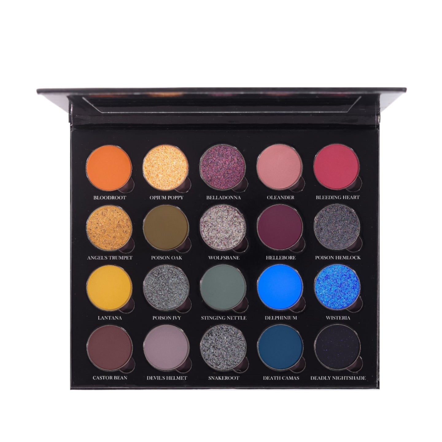 Poison Garden Eyeshadow Palette - 12 Highly Pigmented Matte & Shimmer Shades | Vegan & Cruelty-Free Makeup | Perfect for Halloween, Cosplay & Night Out Looks