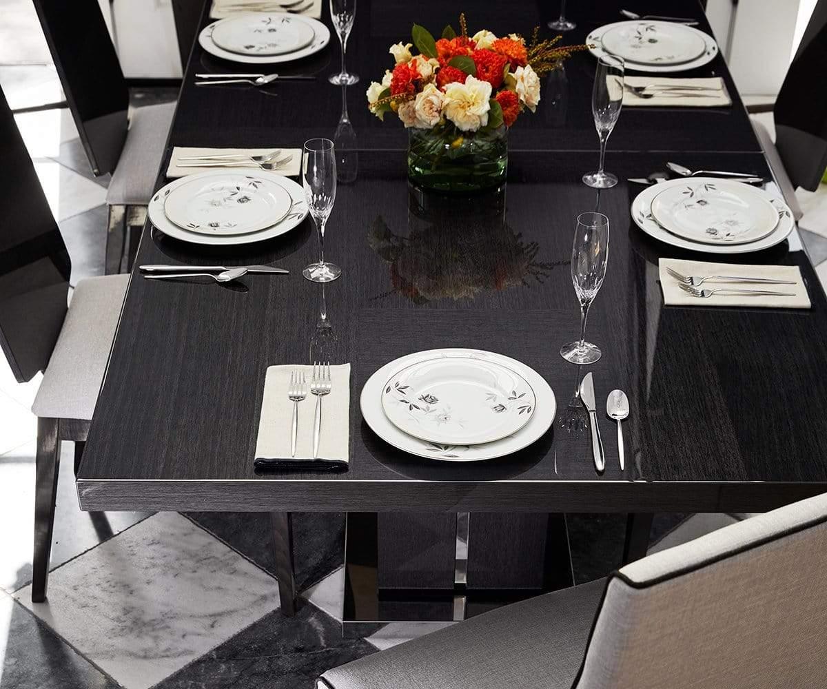 Mondiana Extendable Dining Table - Expandable Wooden Table for 6 to 8 People - Perfect for Family Dinners, Entertaining Guests & Small Space Living
