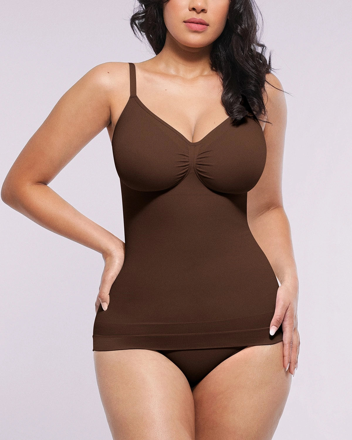 OceanHug™ Eco-Friendly Oyster Shell Relaxed Cami Top - Sustainable Women's Beachwear for Casual Outings & Summer Vacations