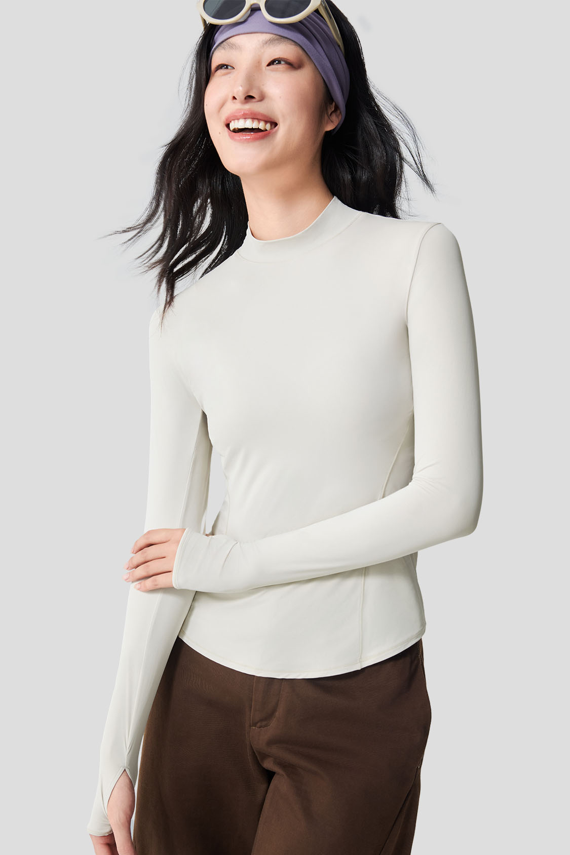 Breeze Women's Lightweight Breathable Sun Protection Base Layer UPF 50+ for Hiking, Running & Outdoor Activities
