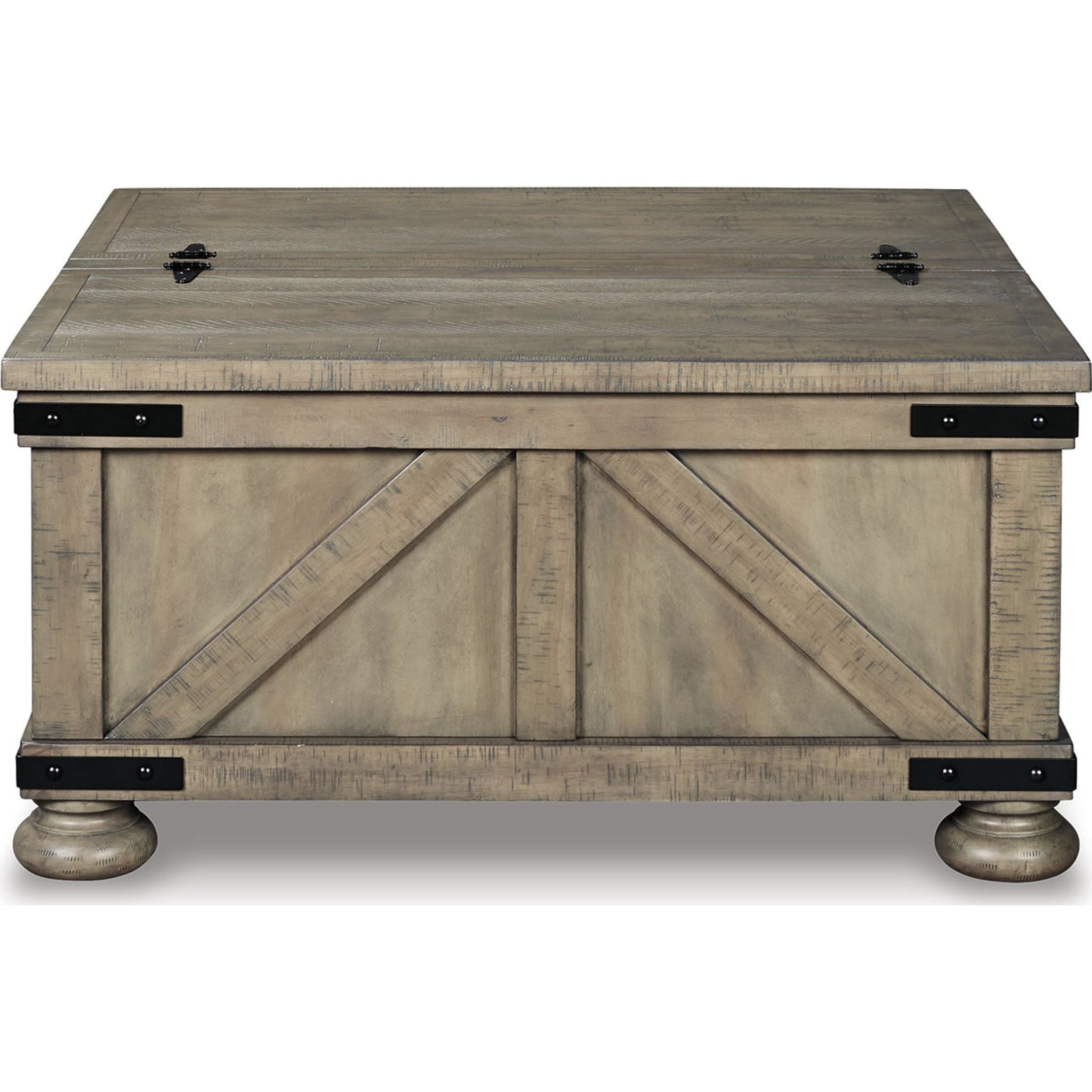 Modern Aldwin Coffee Table in Gray - Stylish Living Room Furniture for Small Spaces, Home Decor & Office Use