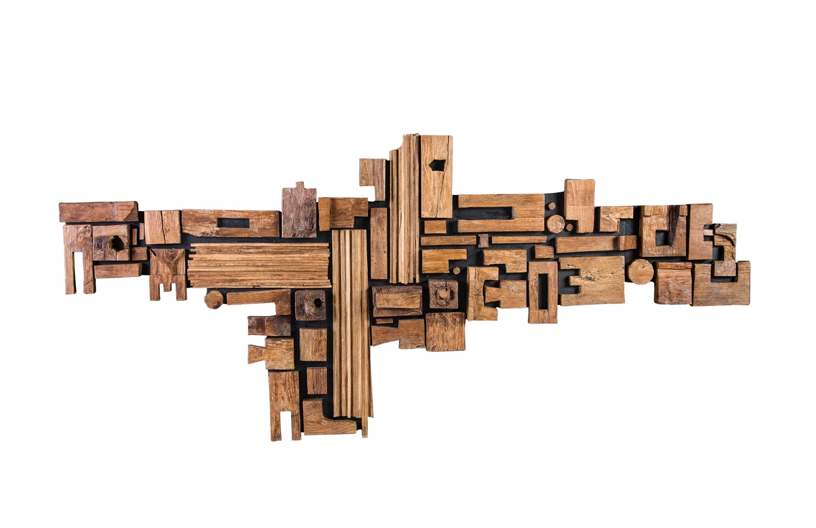 Handcrafted Asken Wood Wall Art - Freeform Design by Phillips Collection | Modern Home & Office Decor (ID68830)
