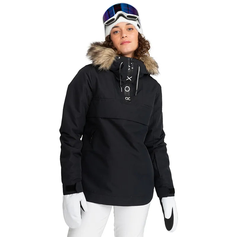 ROXY Snow Shelter Anorak Jacket - Women's Waterproof Winter Coat for Skiing & Snowboarding | Warm & Windproof Outerwear for Cold Weather Adventures
