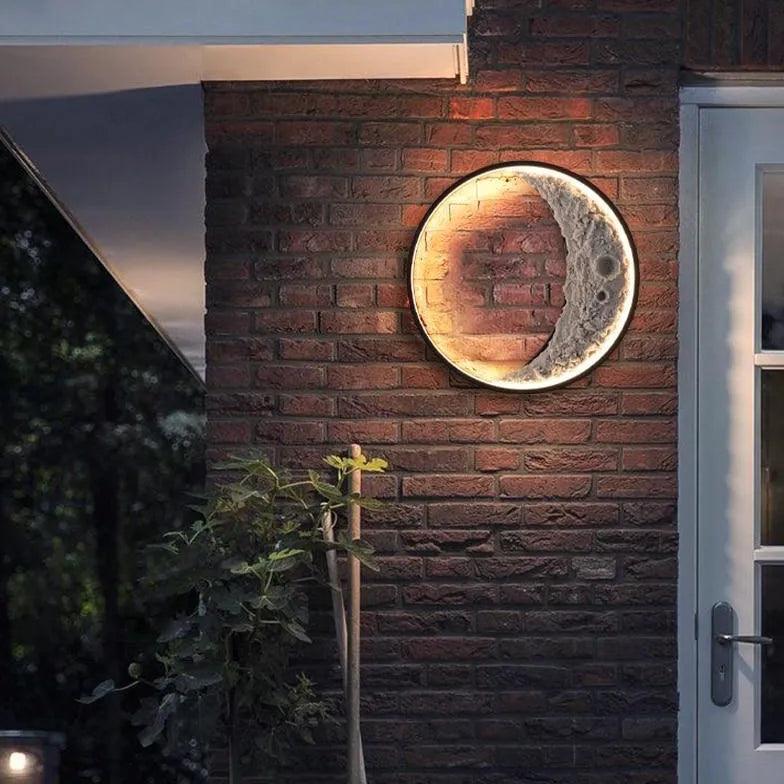 Wall Moon Light Outdoor LED Lighting - Waterproof Decorative Light for Garden, Patio, and Backyard - Perfect for Romantic Nights and Outdoor Decor