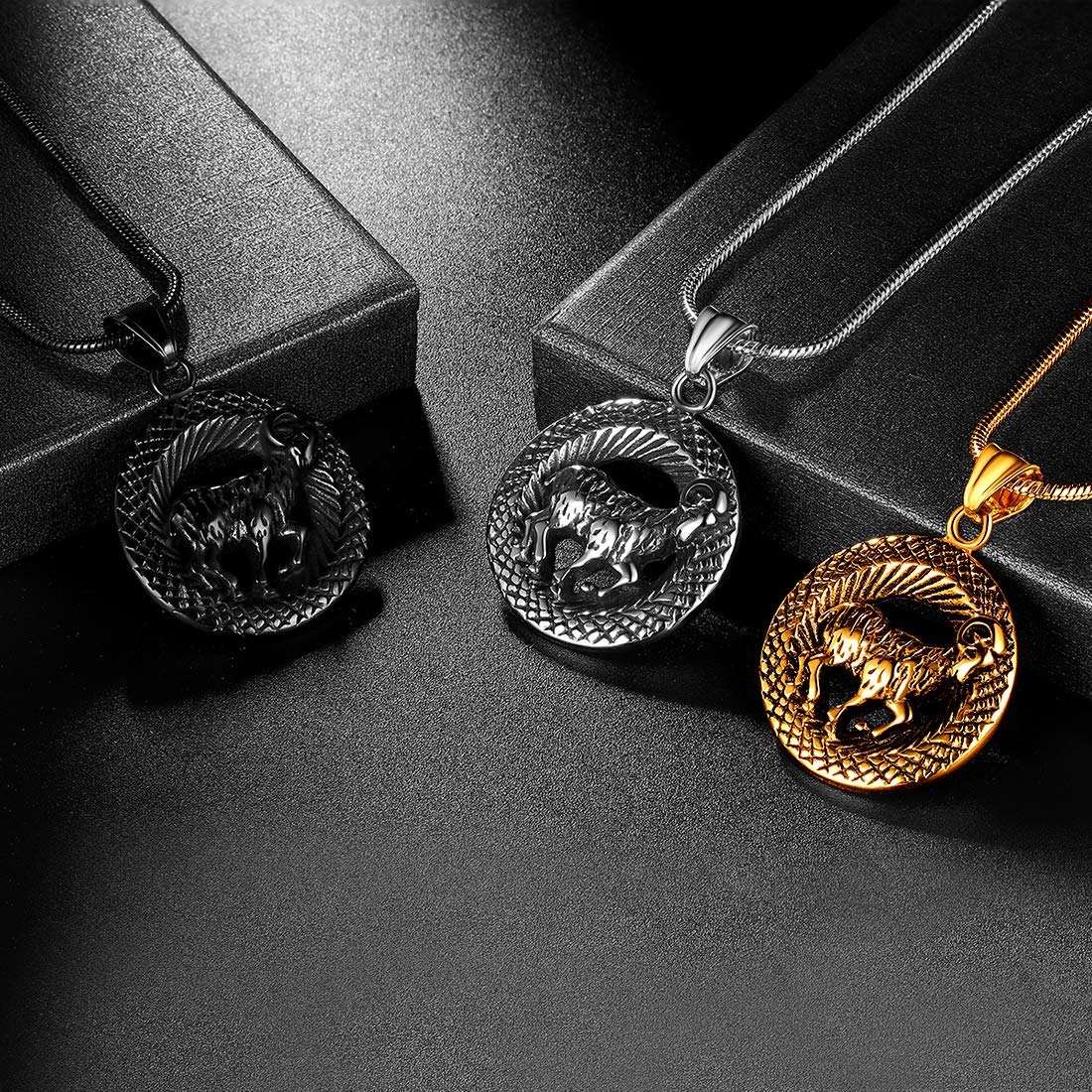 12 Zodiac Necklace - 316L Stainless Steel Constellation Pendant for Men & Women | Birthday Gift & Astrology Jewelry