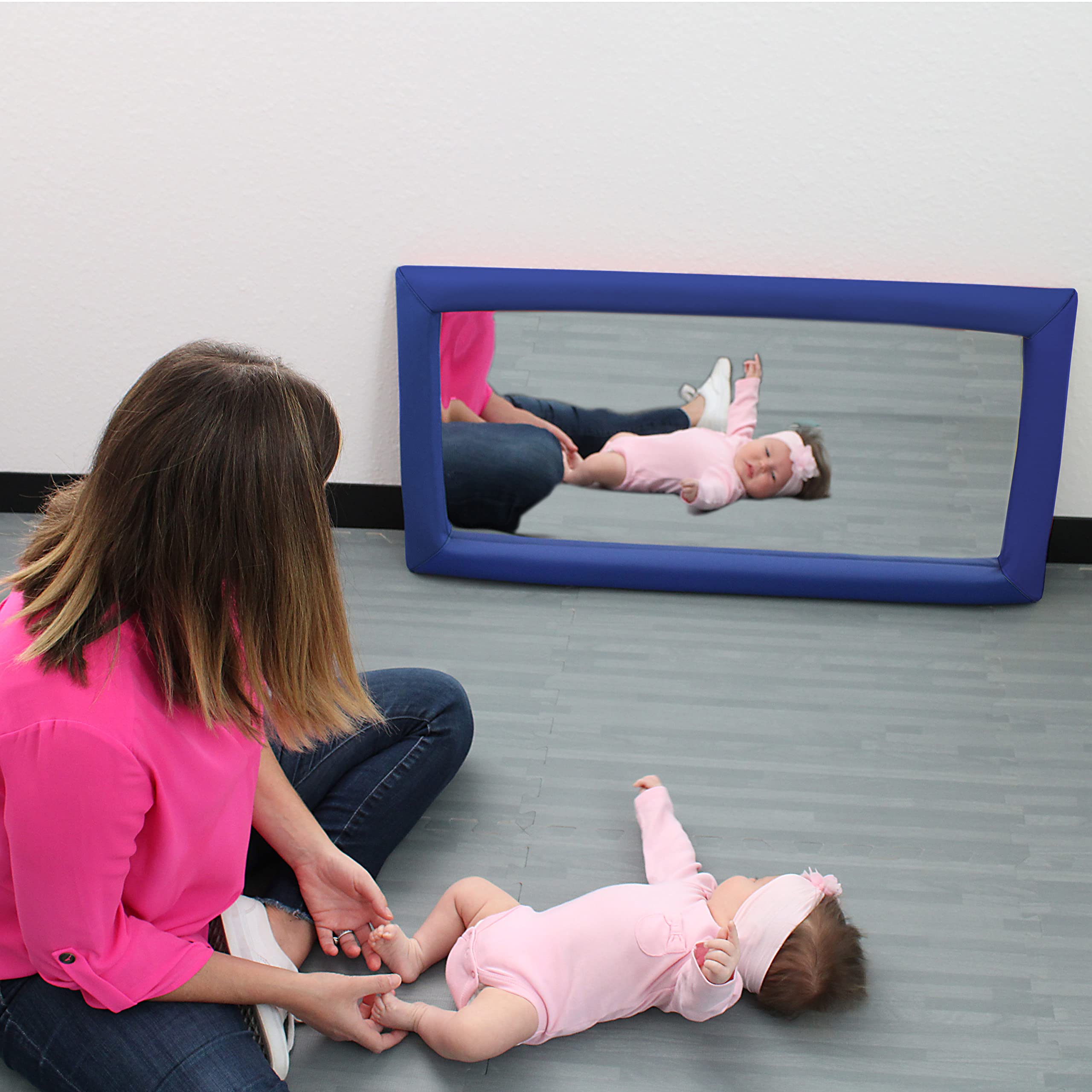 SoftScape Sensory Wall Mirror for Kids - 18