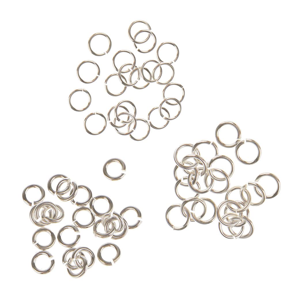 Harilla 60pcs Jewelry Rings for DIY Keychains & Crafts - Jewelry Making Supplies