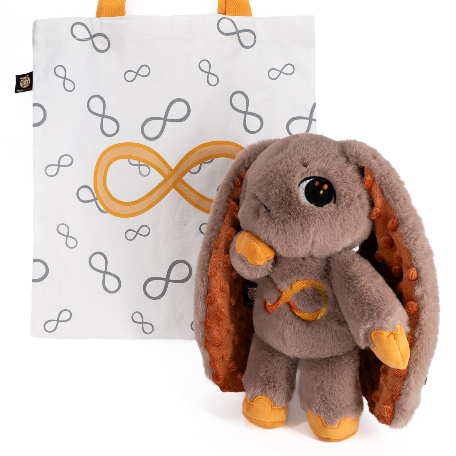 Plushie Dreadfuls Autism Spectrum Rabbit Gold Edition - Soft Stuffed Animal Toy for Kids, Comfort Plush for Autism Awareness & Sensory Needs - Perfect for Gifts, Therapy, and Emotional Support