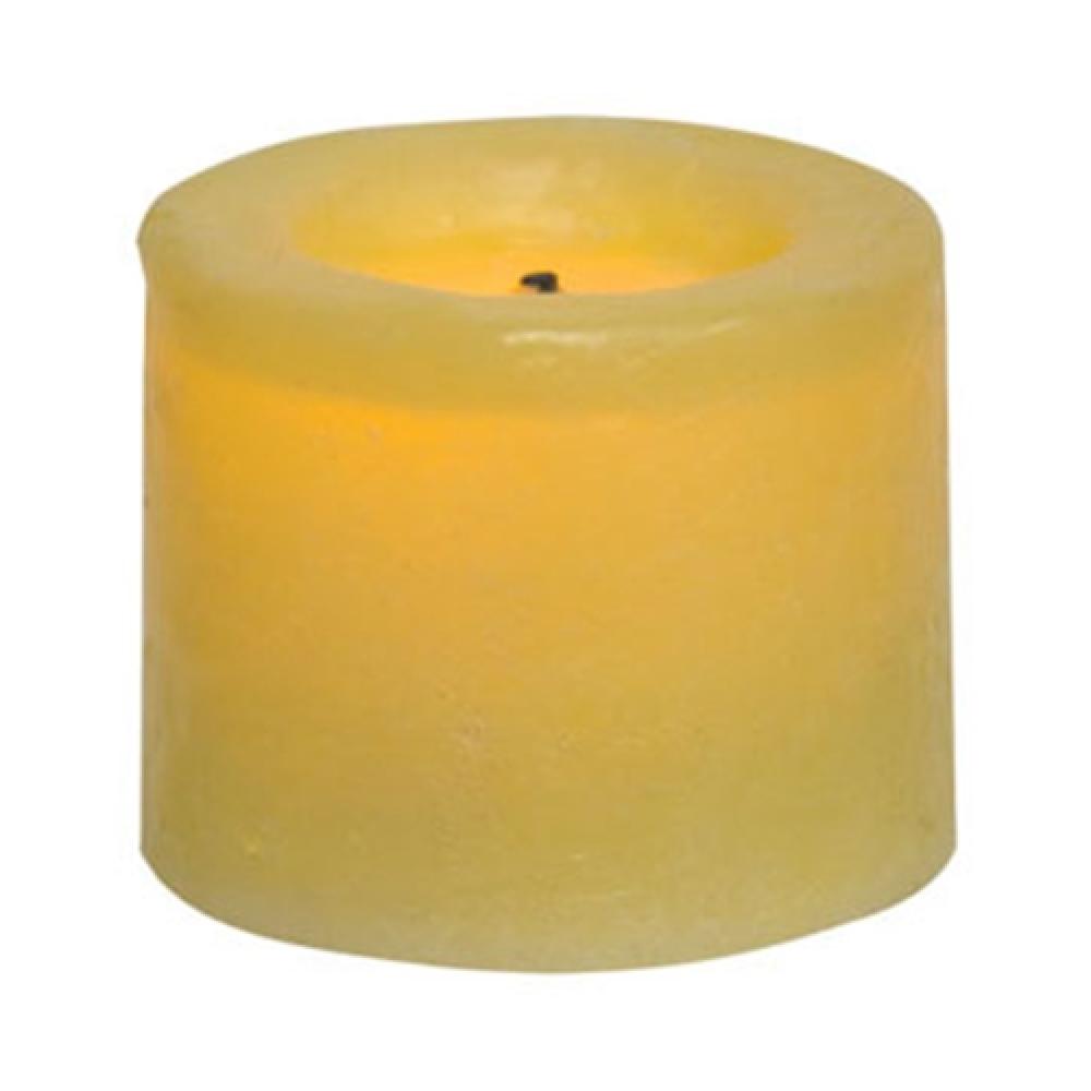 Ivory LED Votive Candles - Battery Operated Flameless Tea Lights for Weddings, Home Decor, and Romantic Ambiance